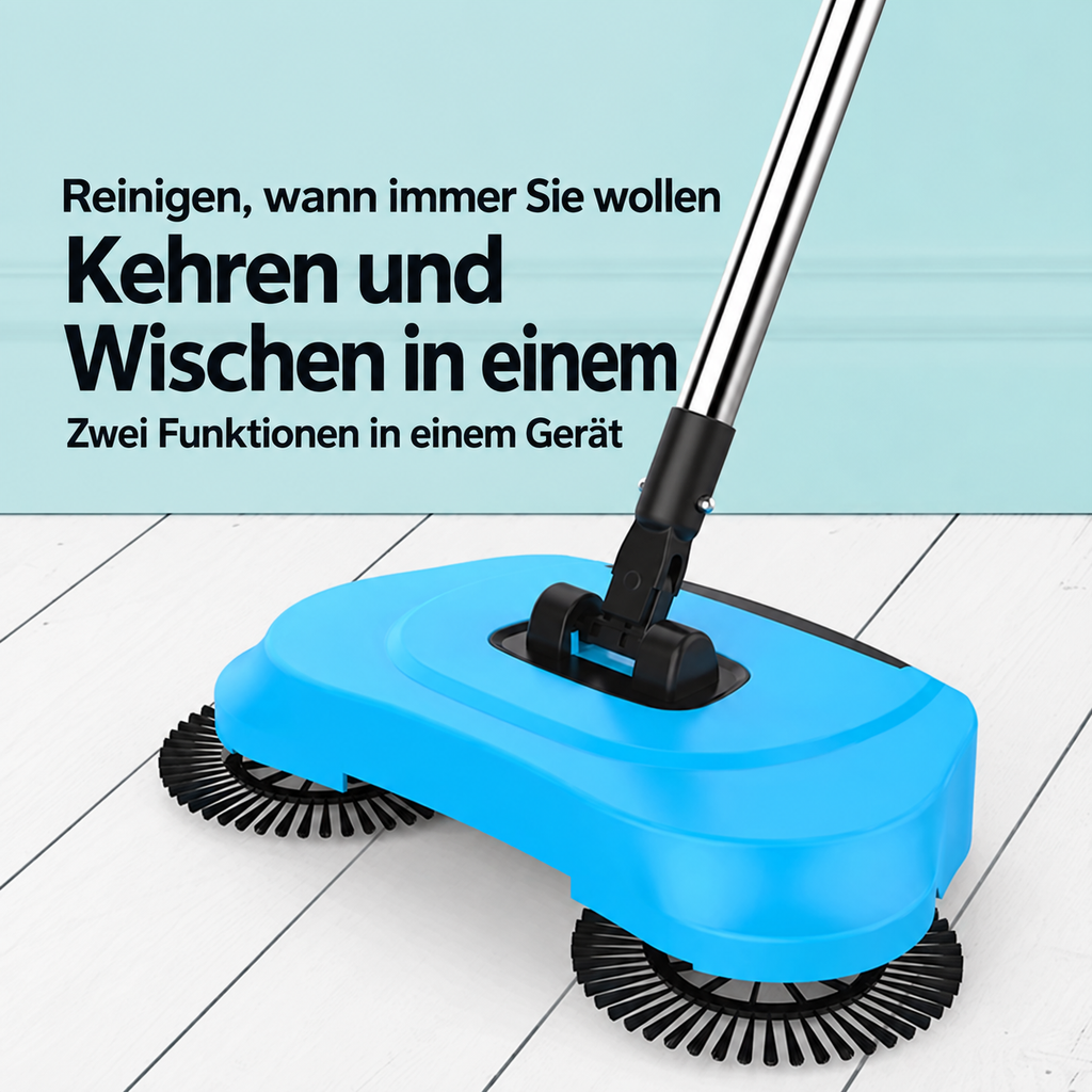 Multifunktionale Schiebekehrmaschine für mühelose Reinigung